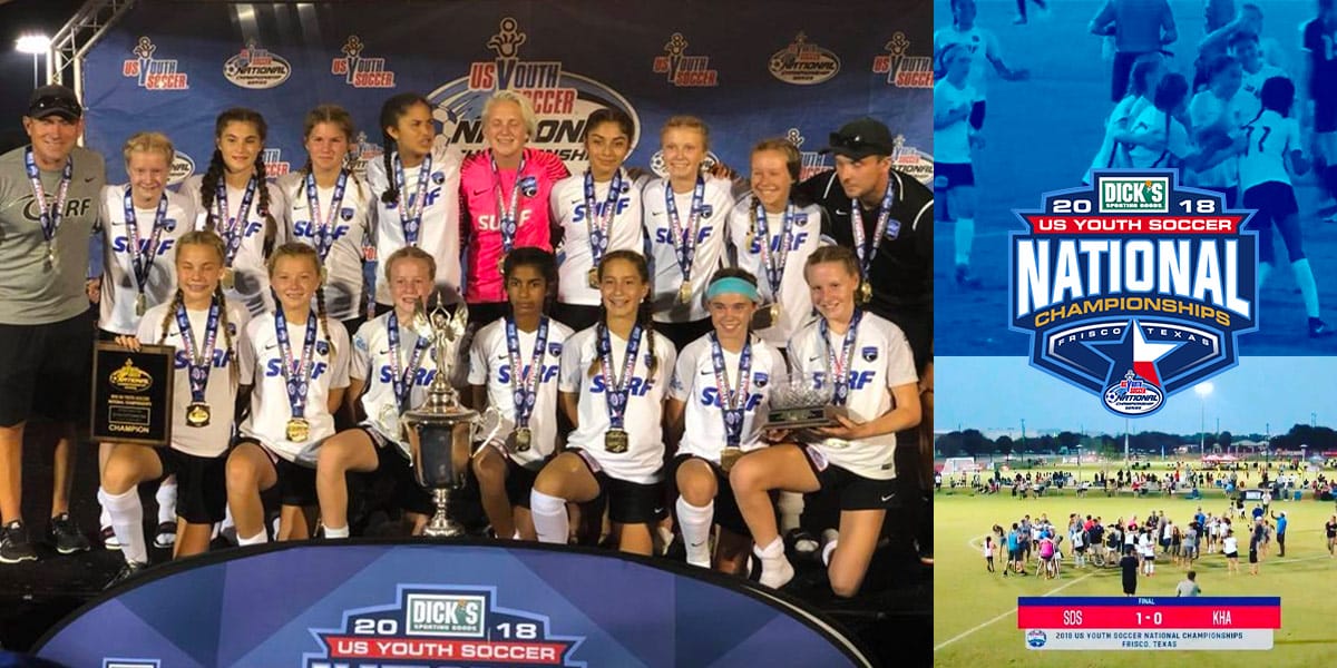 SD Surf Wins 11th National Title! San Diego Surf Soccer Club